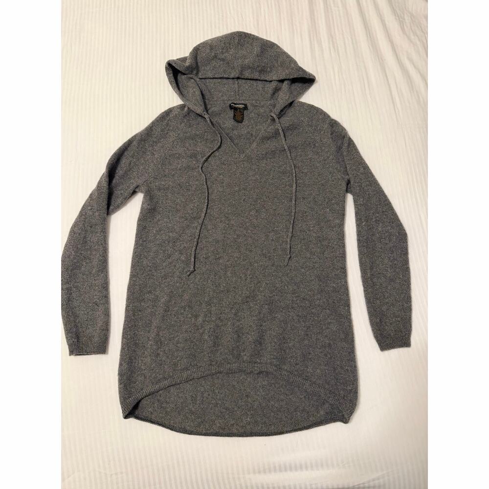 Philosophy by Dane Lewis 100% Cashmere Hooded Sweater Women’s Small